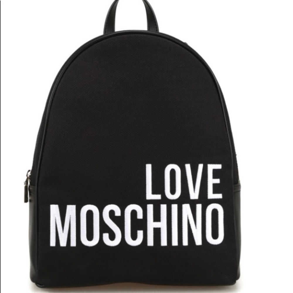 LOGO EMBROIDERY CANVAS BACKPACK - Picture 1 of 4